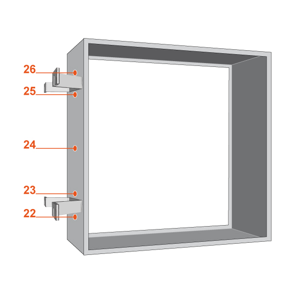 Leuchtkasten Anschlusskabel Beidseitig
