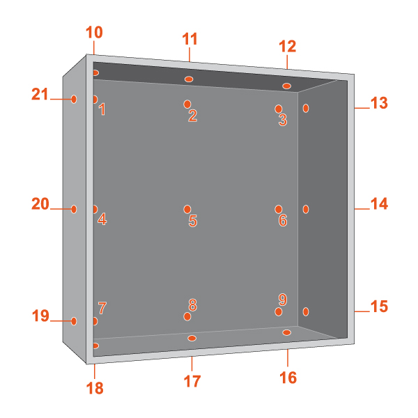 Leuchtkasten Anschlusskabel Einseitig